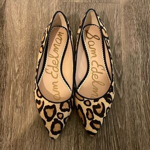 Sam Edelman Leopard Flats